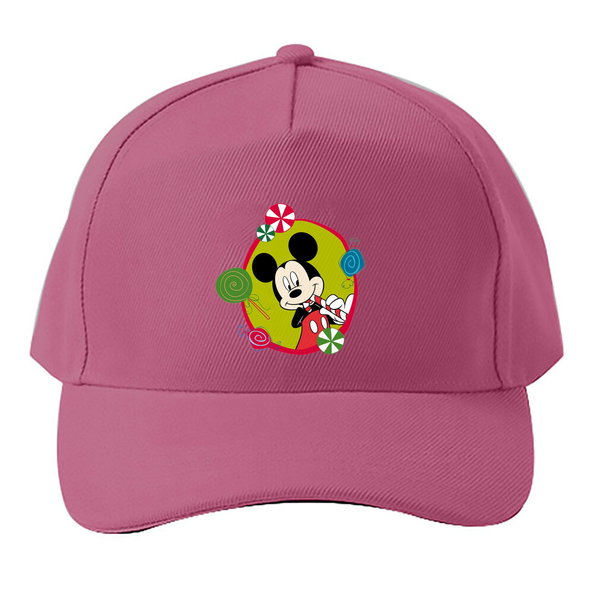 （画像用） ミッキーマウス Mickey Mouse ベースボールキャップ 綿100％ 男女兼用 帽子 スポーツ